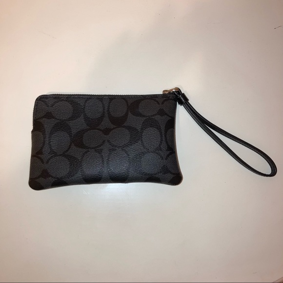 Coach Corner Zip Wristlet - Picture 2 of 4